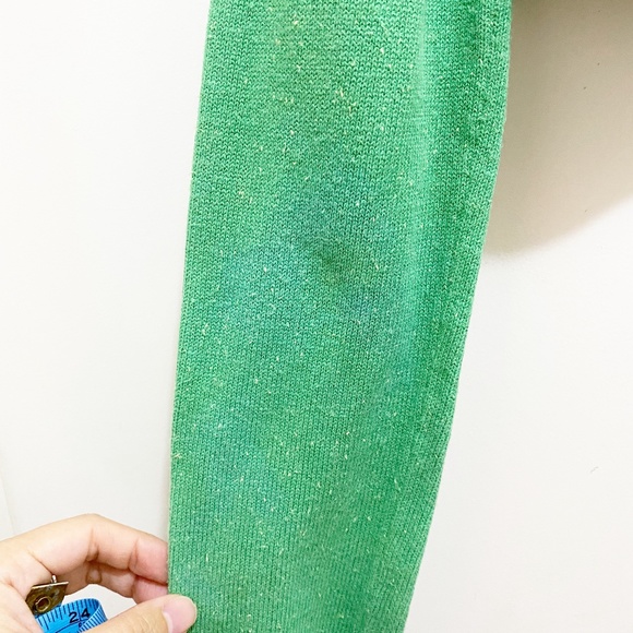 Unique DKNY Terry Knit Long Sleeve Crop Wrap Top S - Picture 11 of 14